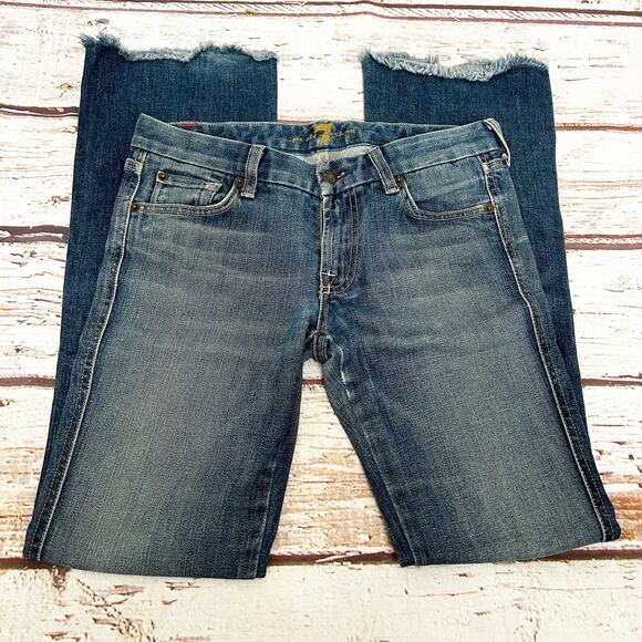 7 FOR ALL MANKIND Jeans A Pocket Sz 28 - Picture 1 of 6